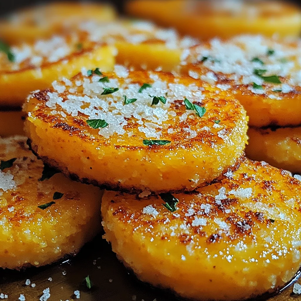 Crispy Parmesan Polenta Rounds