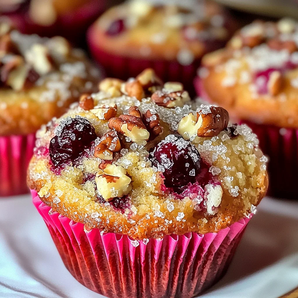 Fresh Cranberry Orange Muffins