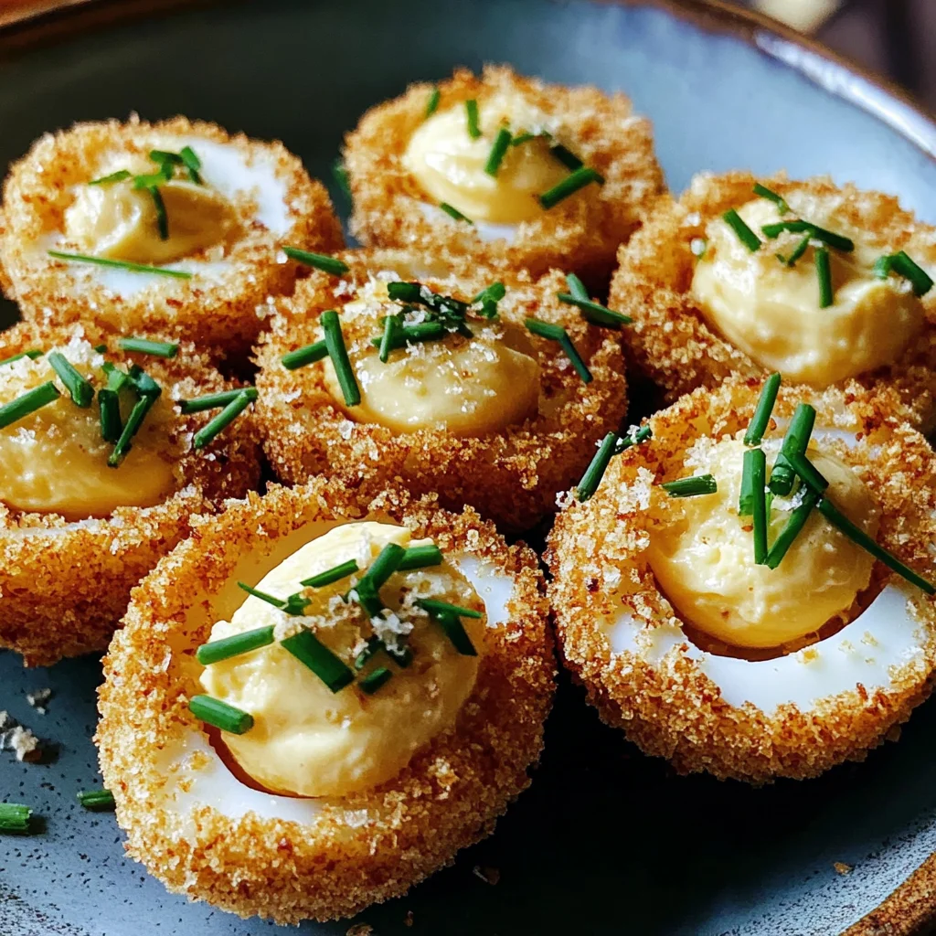 Fried Deviled Eggs