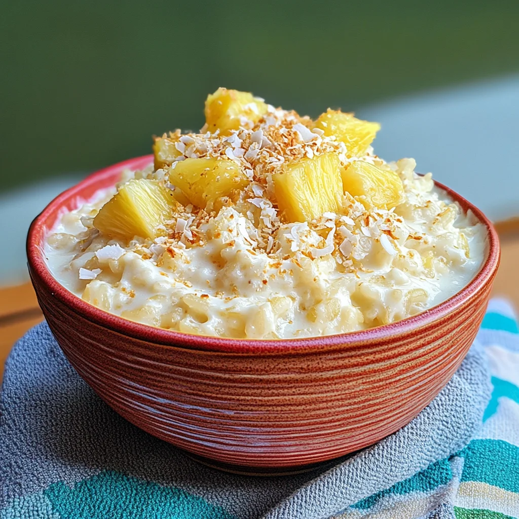 Hawaiian Rice Pudding {aka Rice Hawaiian}