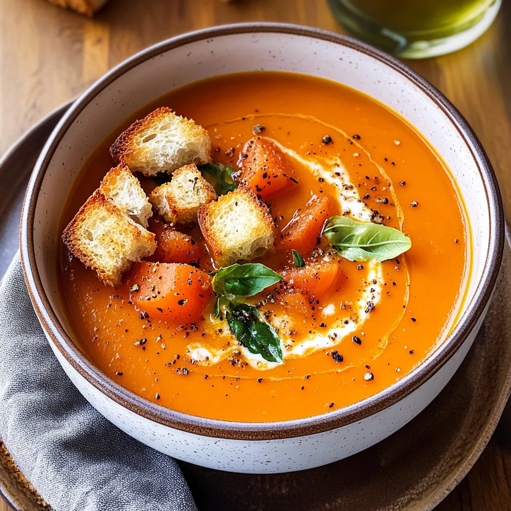 Healthy, Tomato-Carrot Soup