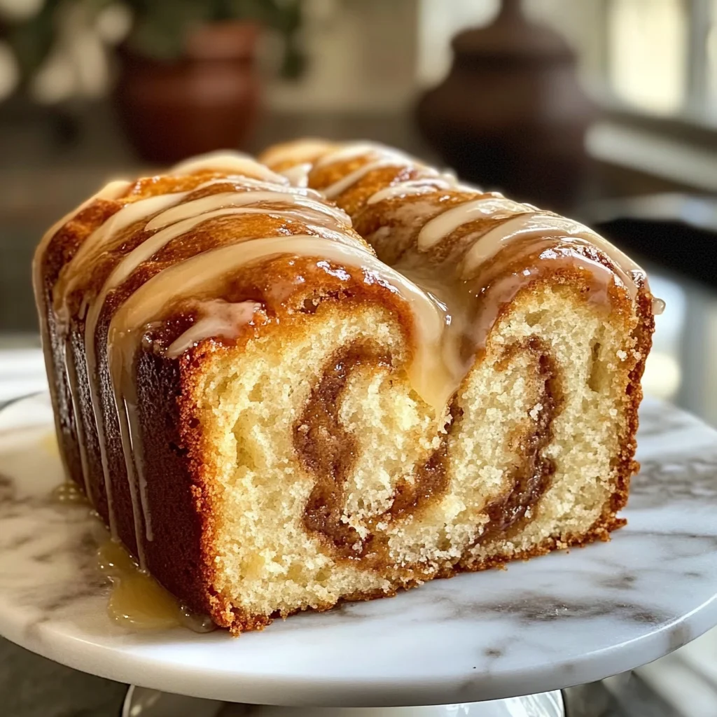 Honey Bun Pound Cake