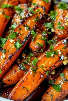 Honey Garlic Butter Roasted Carrots