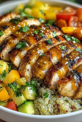 Honey Mustard Chicken Quinoa Power Bowl