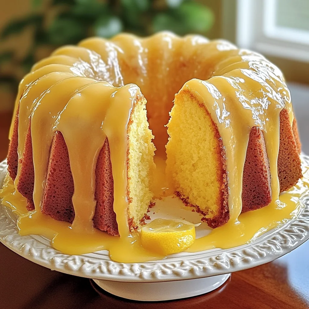 Lemon Bundt Cake Recipe