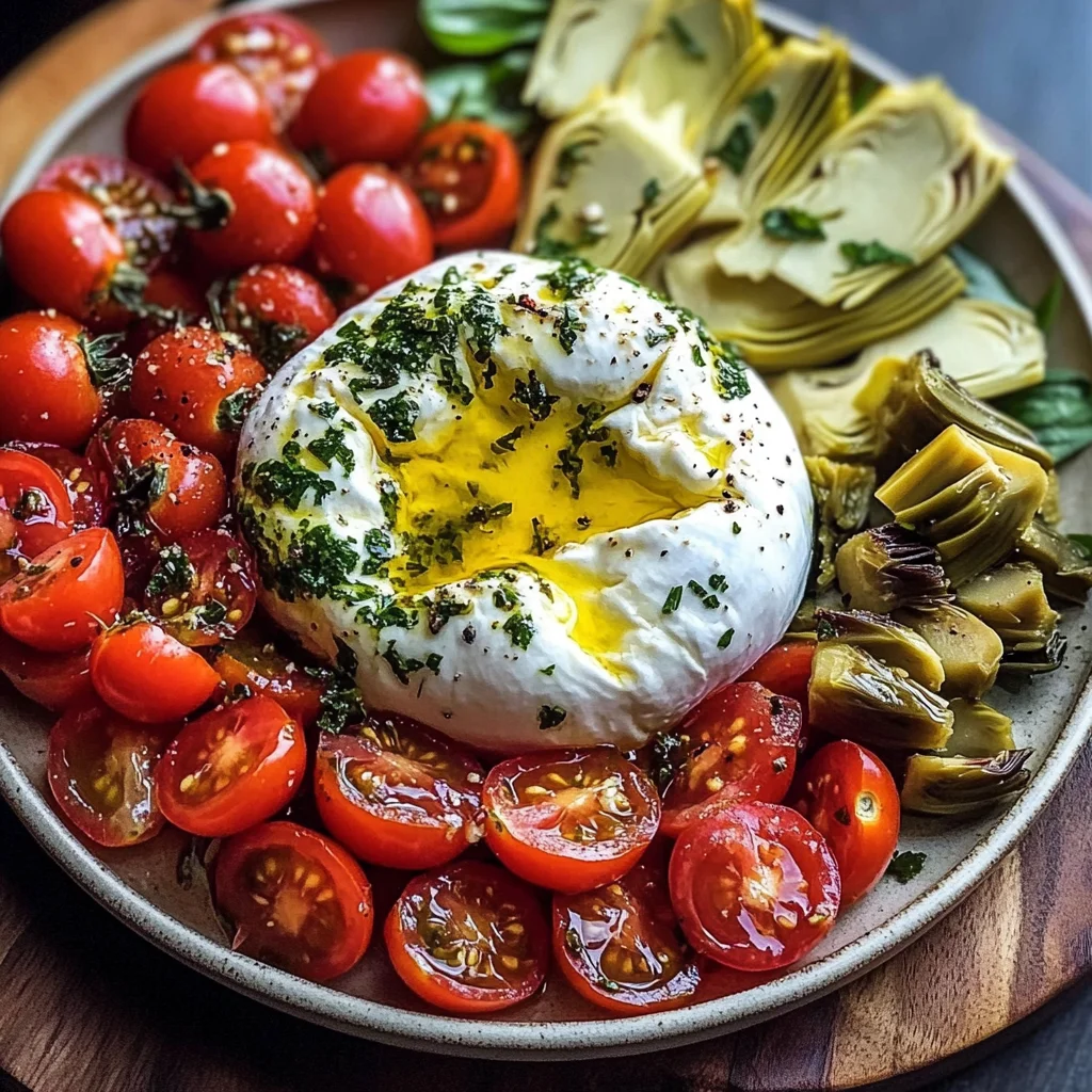 Mediterranean Burrata Board