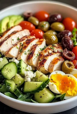 Mediterranean Chicken & Egg Power Salad