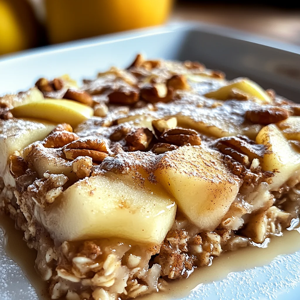 Oatmeal Apple Breakfast Bake