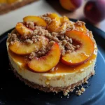Peach Cobbler Cheesecake