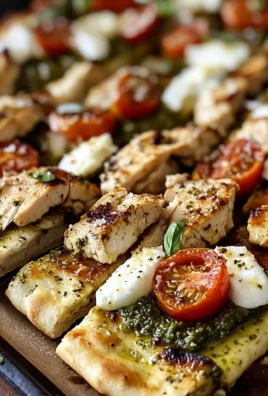 Pesto Chicken Flatbread: A Delicious and Easy Recipe for Dinner