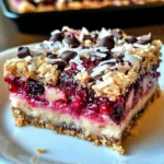 Raspberry Coconut Magic Bars