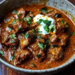 Slow-Cooked Lamb Rogan Josh with Kashmiri Chili and Yogurt