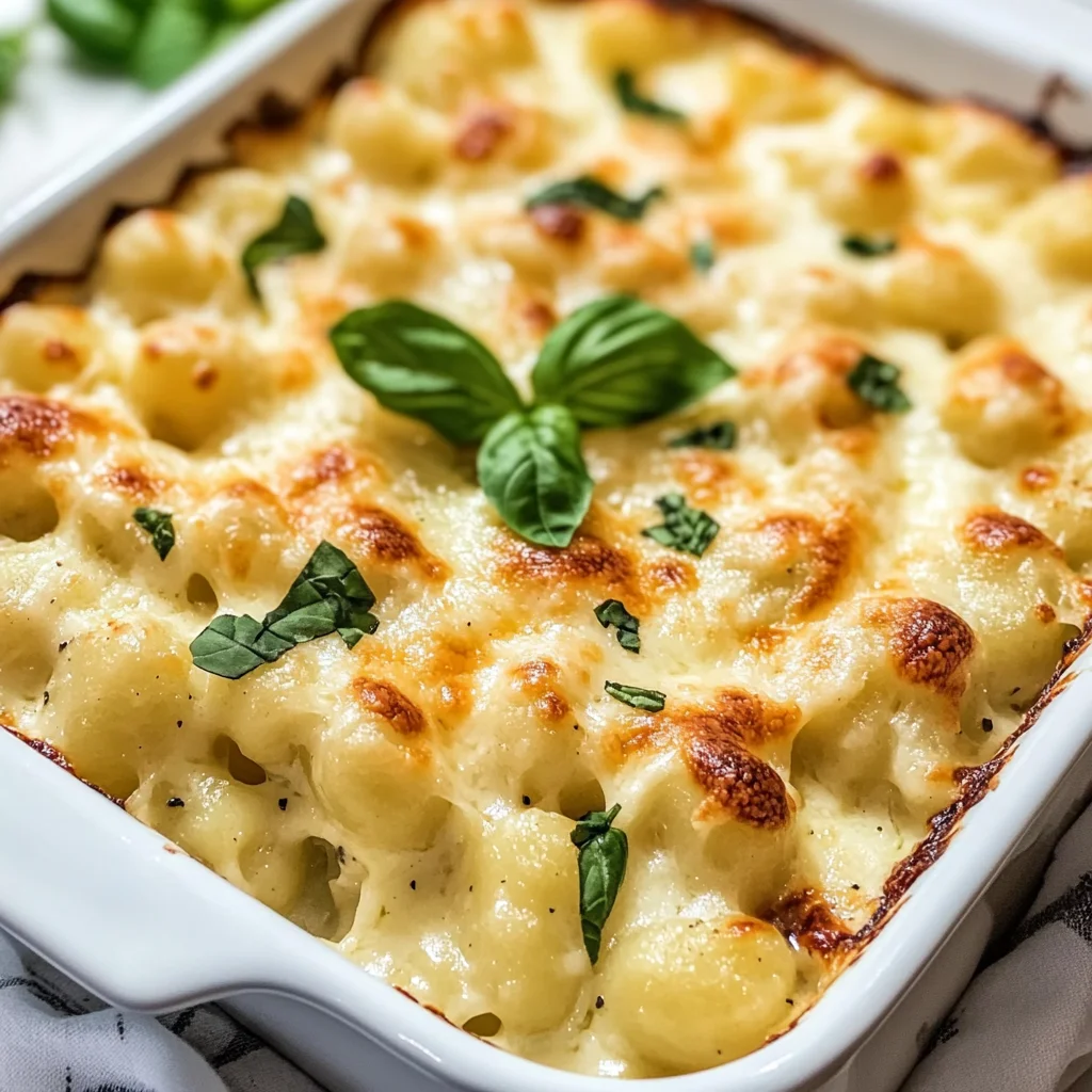 Tasty Baked Gnocchi Mac and Cheese