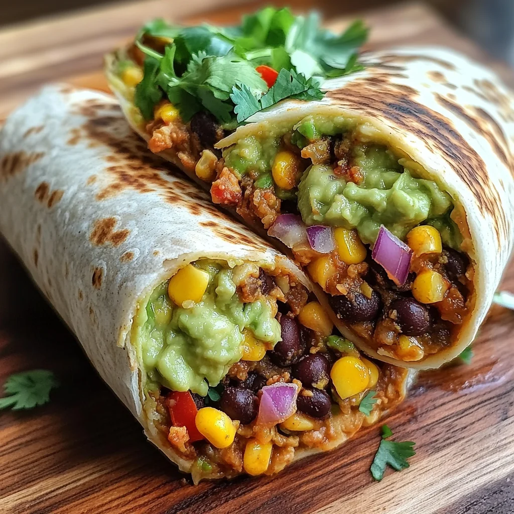 10-Minute Vegan Burrito Wraps
