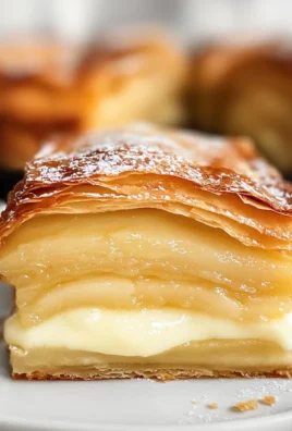 Apple Mille Feuille with Vanilla Custard (gluten-free)