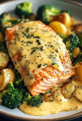 Baked Salmon with Amazing Lemon Sauce
