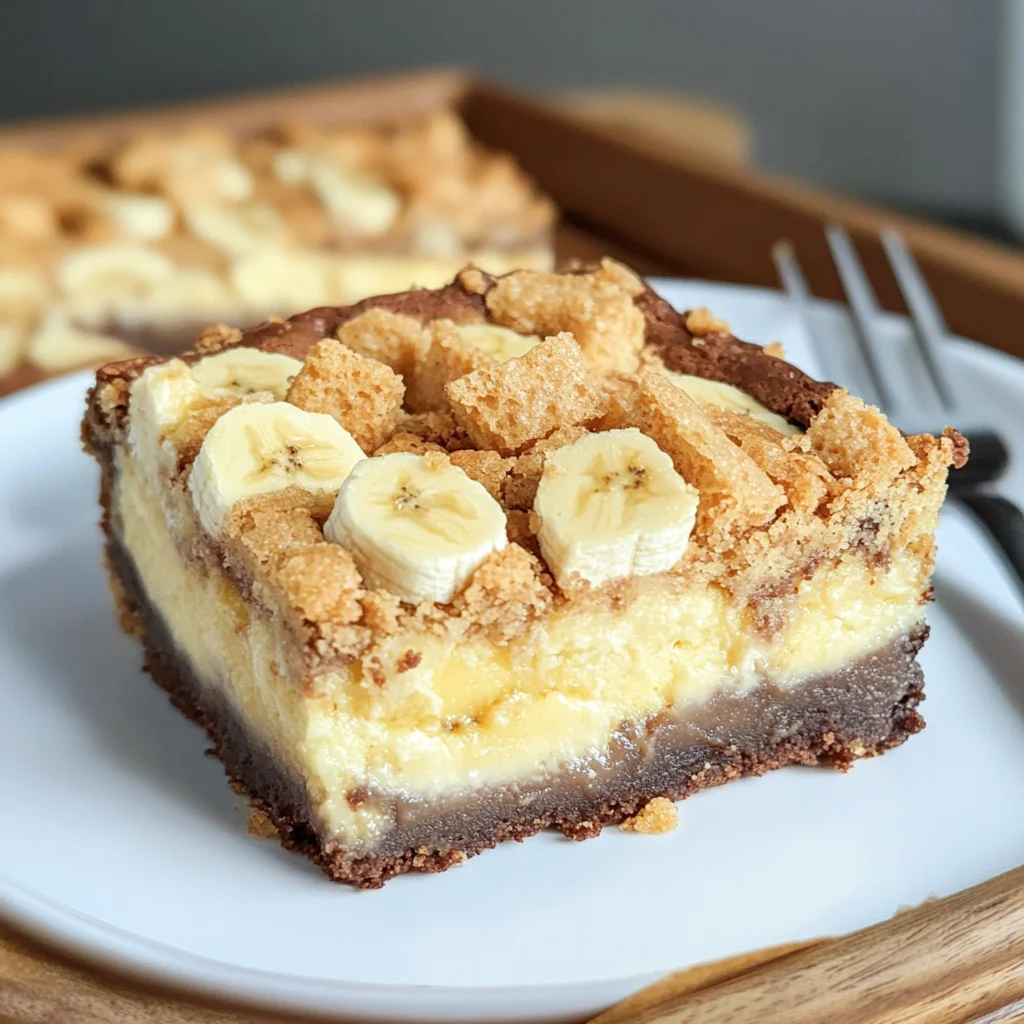Banana Pudding Brownies