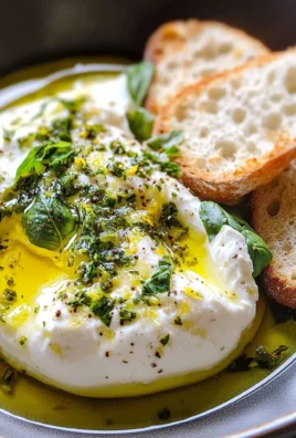 Basil + Lemon Burrata with Ciabatta Toasts
