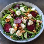 Beet and Goat Cheese Arugula Salad