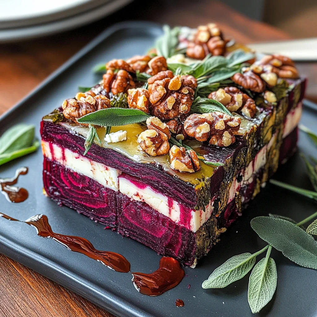 Beetroot and Goat's Cheese Terrine Recipe