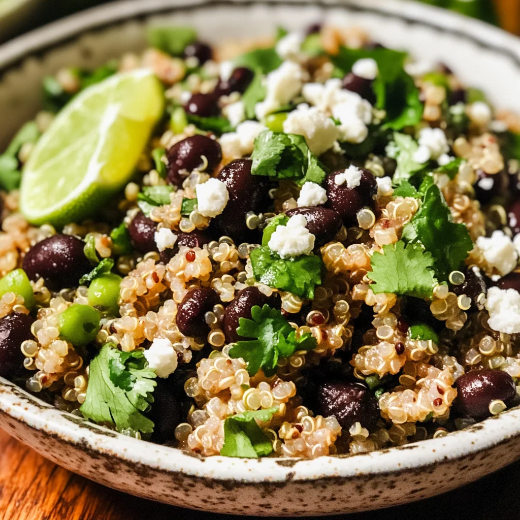 Black Bean Quinoa Salad Recipe