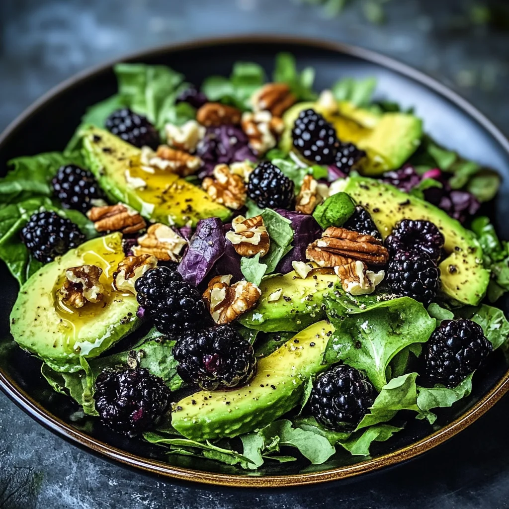 Blackberry Avocado Salad