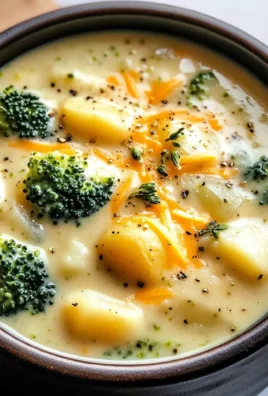 Broccoli Potato Cheese Soup Recipe