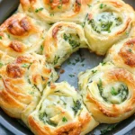 Cheesy Spinach and Artichoke Pinwheels