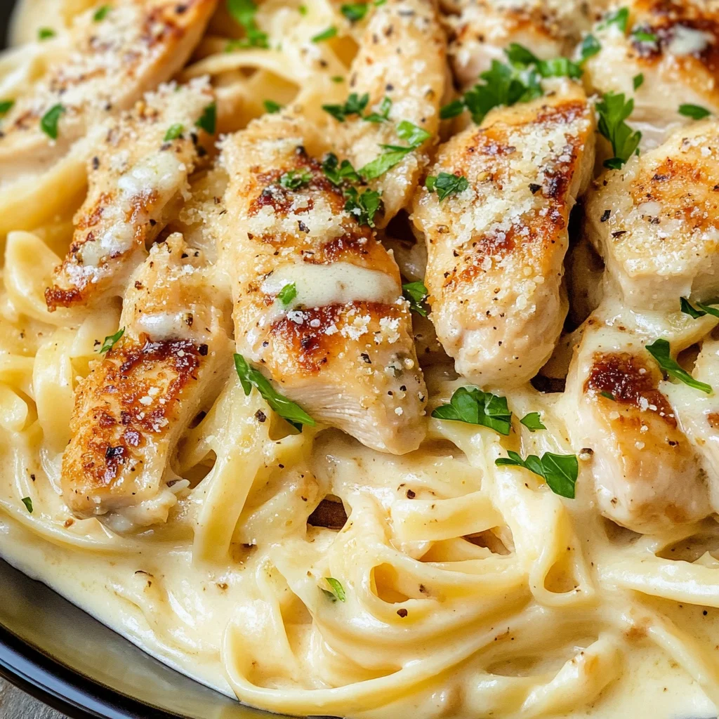 Chicken Garlic Parmesan Pasta