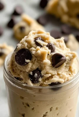 Chocolate chip edible cookie dough for one [3 variations]