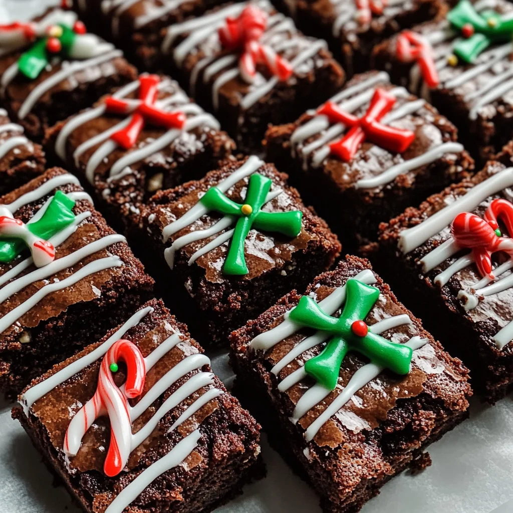 Christmas Present Brownies