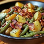 Country Ranch Green Beans 'and Potatoes with Bacon