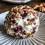 Cranberry Pecan Goat Cheese Ball