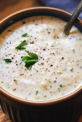 Creamy Parmesan Peppercorn Dressing