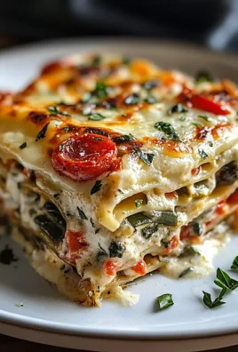 Creamy Veggie White Lasagna