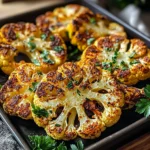 Crispy Baked Cauliflower Steaks