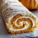 Fall Pumpkin Spice Roll Cake - theamazingfood