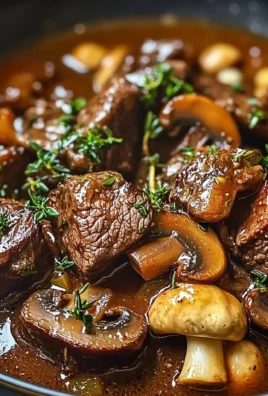 French Beef Stew with Mushrooms