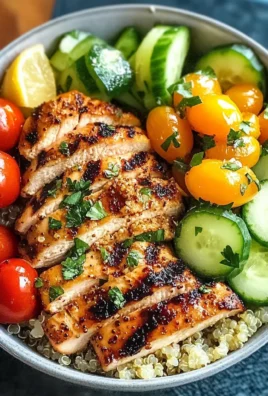 Grilled Chicken Quinoa Bowls