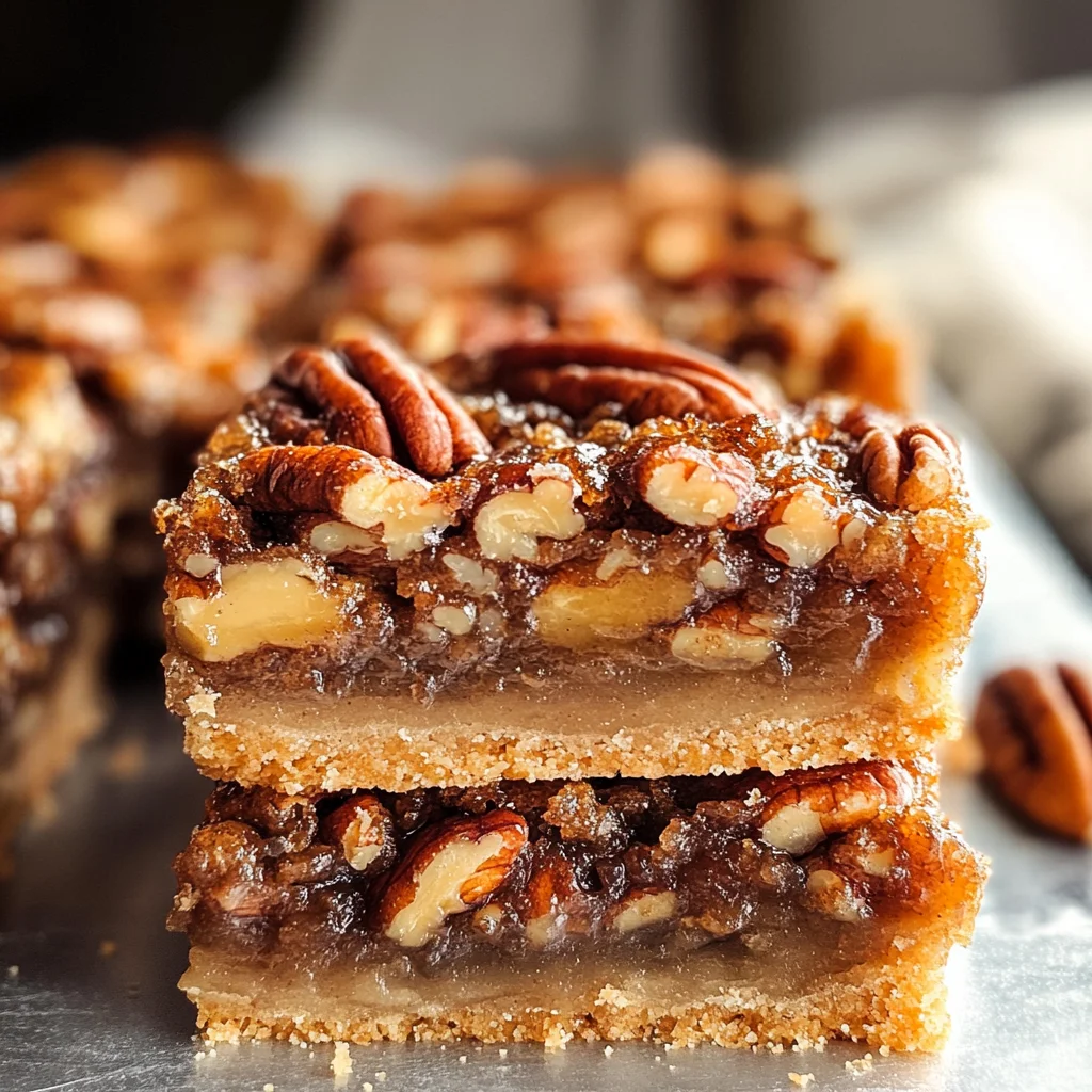 Healthy Gluten-Free Pecan Pie Bars