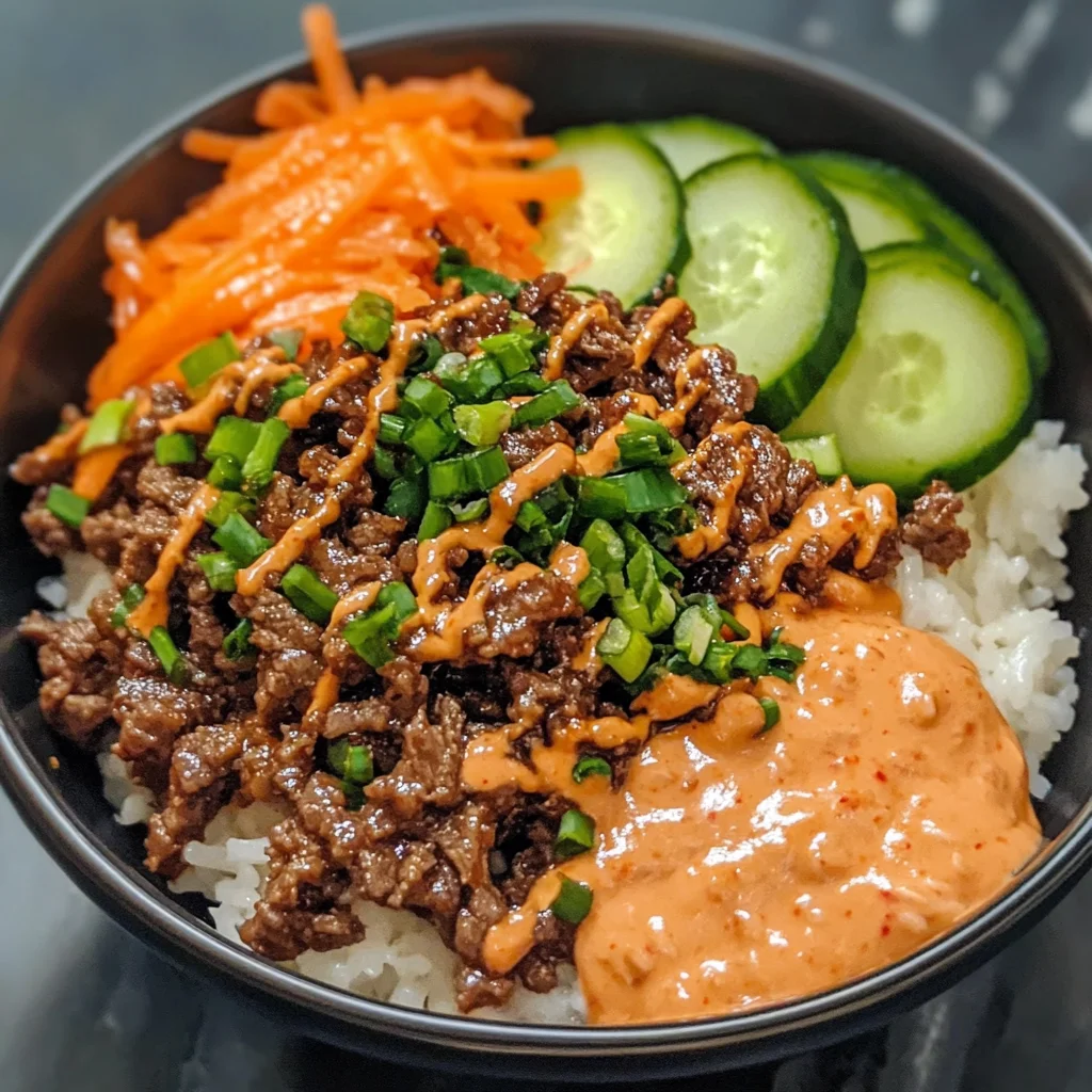 Korean Beef Rice Bowls