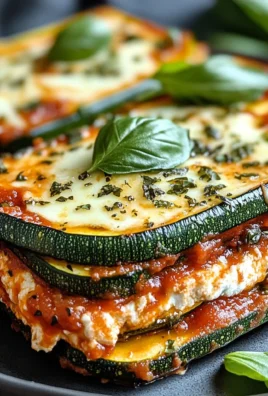 Layered Zucchini Ricotta Melts with Marinara