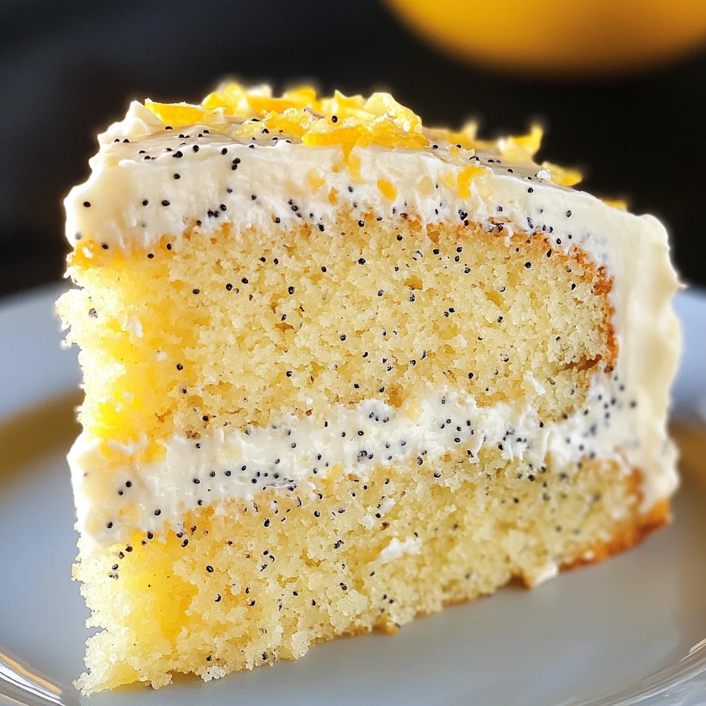 Lemon Poppy Seed Cake
