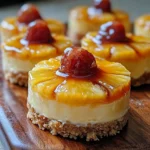 Mini Pineapple Upside-Down Cheesecakes