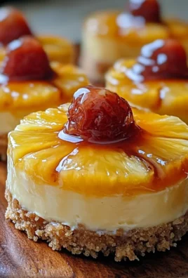 Mini Pineapple Upside-Down Cheesecakes