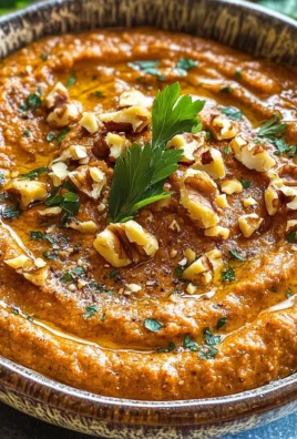 Muchicken hammara Recipe (Roasted Red Pepper and Walnut Dip)