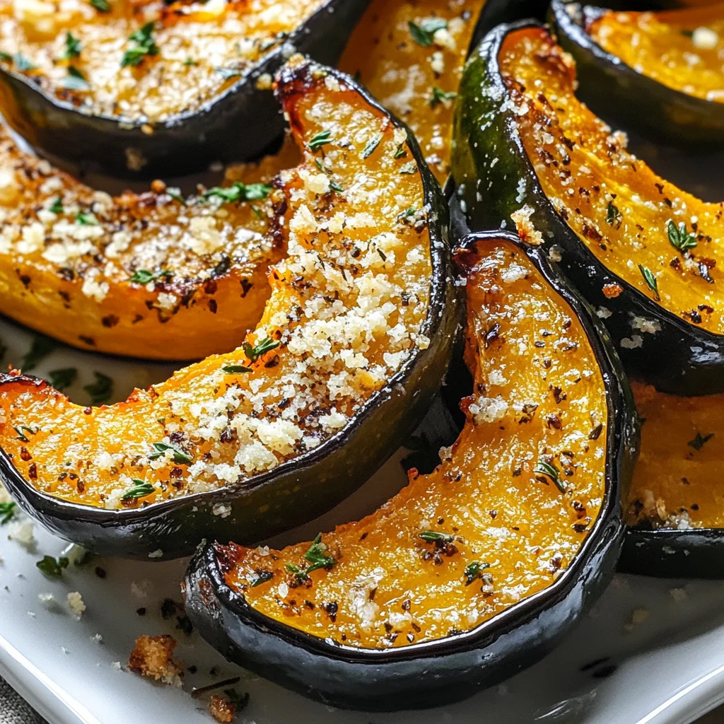 Parmesan Herb Roasted Acorn Squash