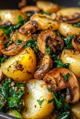 Potatoes with Mushroom Spinach: An Amazing Ultimate Recipe