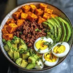 Protein Power Bowl with Sweet Potatoes & Avocado