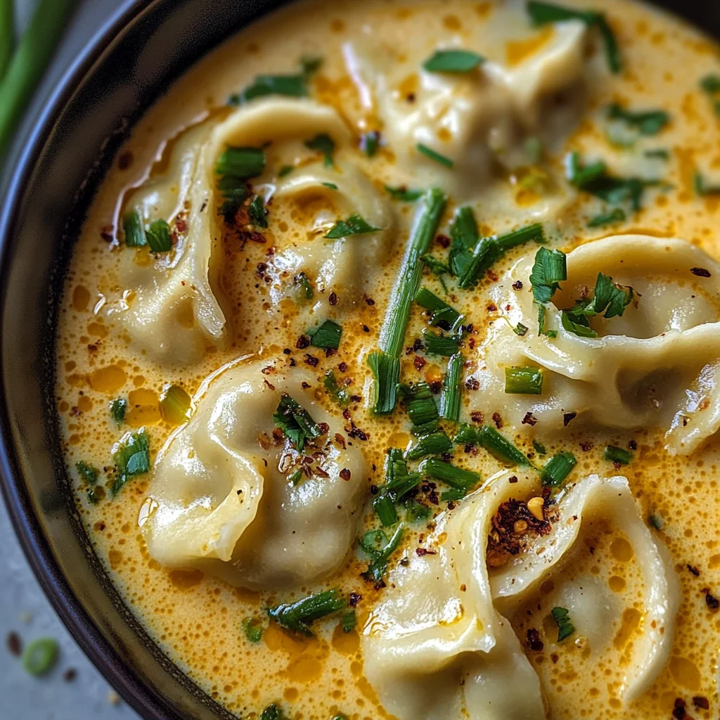Quick Coconut Curry Soup with Dumplings - Alrightwithme